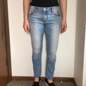 Gap Blue Denim Jeans Size 25 Boyfriend Fit